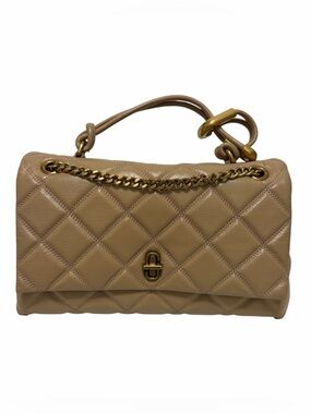 Marc Jacobs Tan Quilted Leather Satchel Handbag